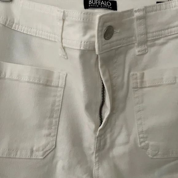 NWT Buffalo David Bitton Brigette High Rise cropped jeans front patch pockets 8 - Picture 6 of 6